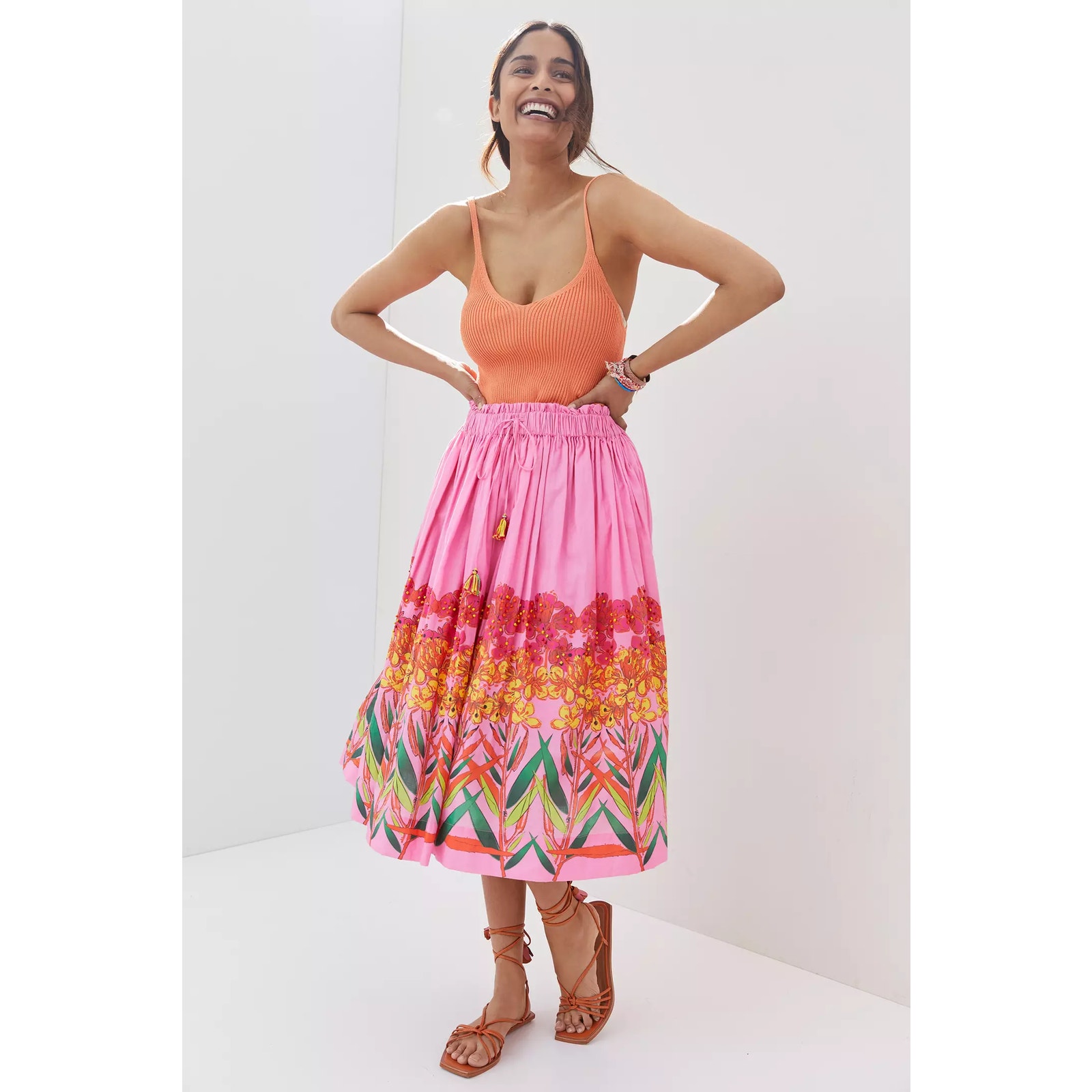 Anthropologie Skirt Womens Extra Small Nwt Roopa Pemmaraju Embroidered Midi Bead
